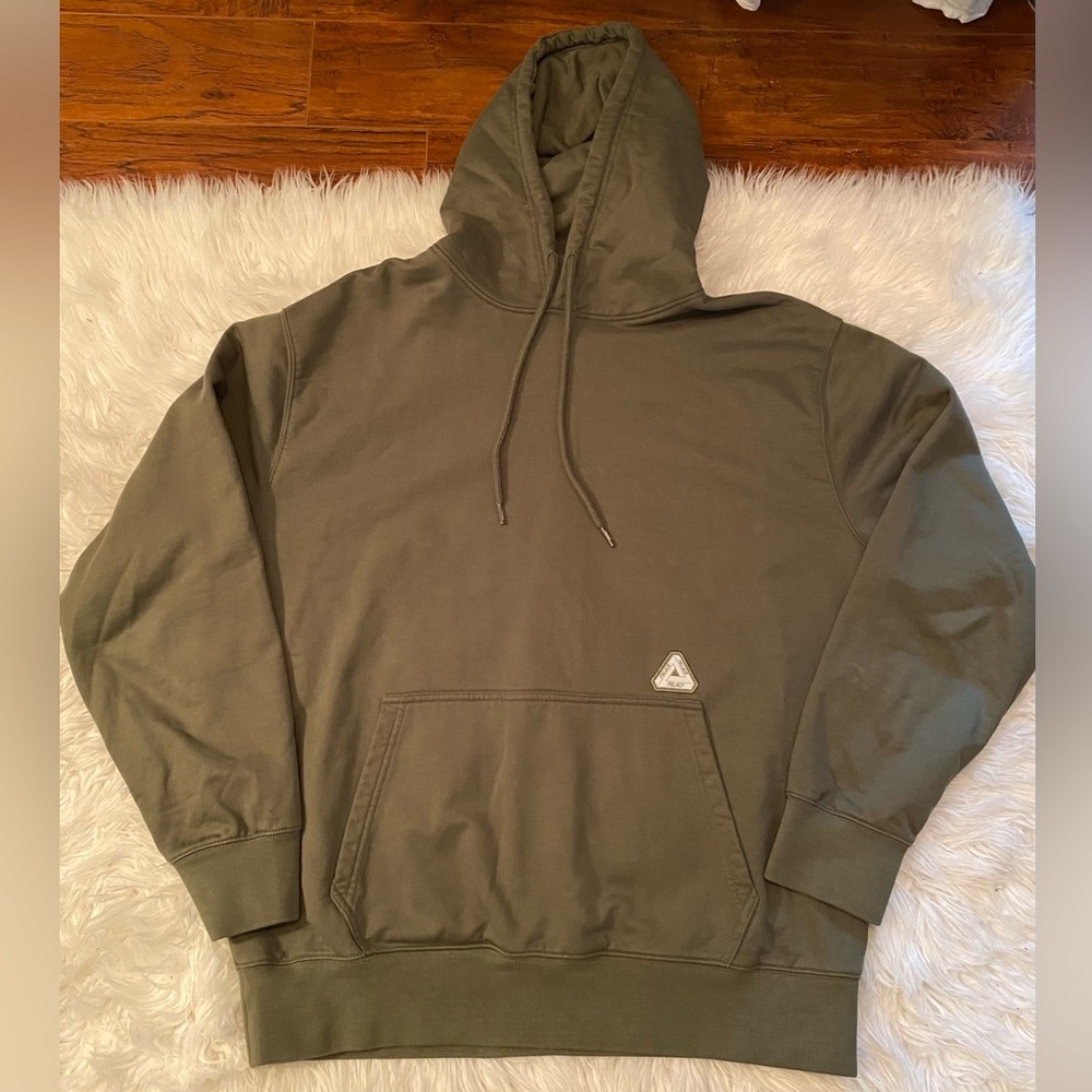 Palace Sofar Hoodie (Olive Green, XL)